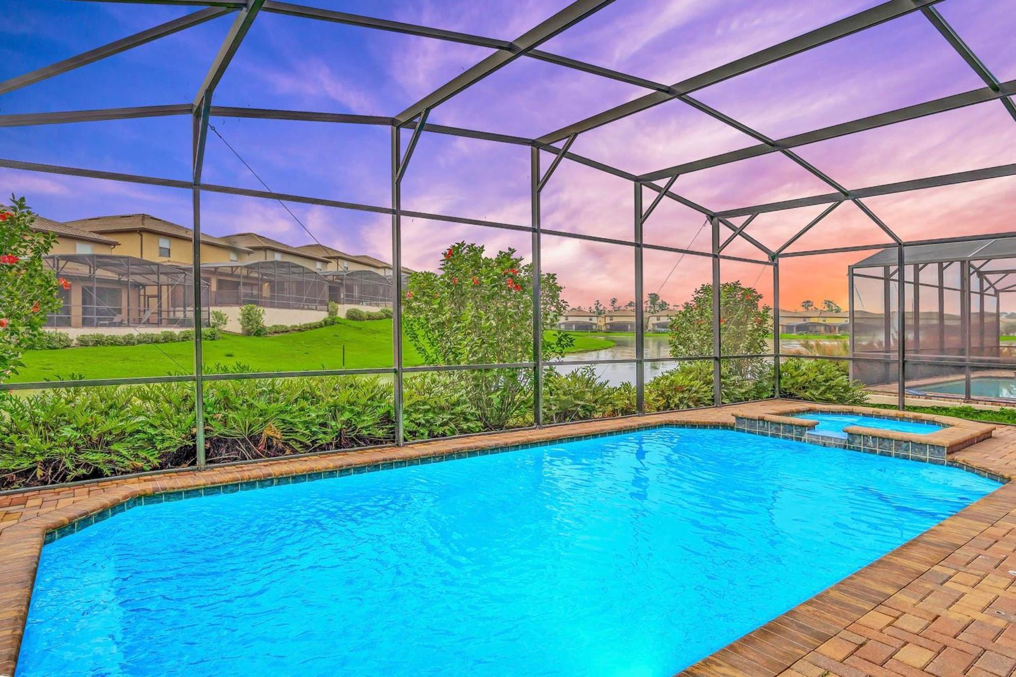 8Br Resort Home W Pool Hot Tub And Theatre Loft Kissimmee Eksteriør billede